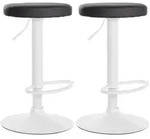 CLP Barhocker, Schwarz, Metall, 38.5x60x38.5 cm, Esszimmer, Barm&ouml;bel, Barhocker