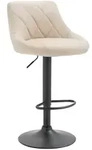 CLP Barhocker, Creme, Metall, 46x83x49 cm, Esszimmer, Barm&ouml;bel, Barhocker