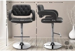 CLP Barhocker, Grau, Metall, 62x103x55 cm, Esszimmer, Barm&ouml;bel, Barhocker