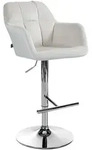 CLP Barhocker, Creme, Textil, 57x97x59 cm, Esszimmer, Barm&ouml;bel, Barhocker