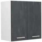 Vicco H&auml;ngeschrank, Schwarz, Wei&szlig;, Holzwerkstoff, 1 F&auml;cher, Rechteckig,...