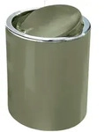 Kleine Wolke Kosmetikeimer Clap, Waldgr&uuml;n, Kunststoff, 5 L, 24.5 cm, Badaccessoires,