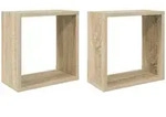 vidaXL W&uuml;rfelregale, Braun, Holzwerkstoff, 30x30x15 cm, Wohnzimmer, Regale,