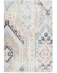 Kayoom Flachwebeteppich Indiana 200 Multi / Blau, Blau, Mehrfarbig, Textil,...