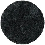 Ayyildiz Hochflorteppich Fluffy 3500 Athrazit, Anthrazit, Textil, Uni, rund,