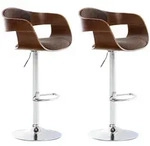 CLP Barhocker, Braun, Walnuss, Metall, 50x88x48 cm, Esszimmer, Barm&ouml;bel,...