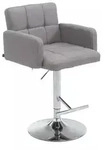 CLP Barhocker, Grau, Metall, 60x93x56 cm, Esszimmer, Barm&ouml;bel, Barhocker