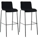 CLP Barhocker, Schwarz, Metall, 43x100x48 cm, Esszimmer, Barm&ouml;bel, Barhocker