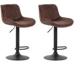 CLP Barhocker, Braun, Metall, 50x86x50 cm, Esszimmer, Barm&ouml;bel, Barhocker