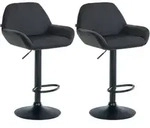 CLP Barhocker, Schwarz, Metall, 51x89x52 cm, Esszimmer, Barm&ouml;bel, Barhocker