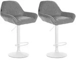 CLP Barhocker, Grau, Metall, 51x89x52 cm, Esszimmer, Barm&ouml;bel, Barhocker