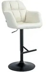 CLP Barhocker, Creme, Textil, 57x97x59 cm, Esszimmer, Barm&ouml;bel, Barhocker