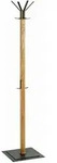Kleiderst&auml;nder, Braun, Schwarz, Eiche, Holz, Metall, Eiche, massiv, 40x180x40 cm,