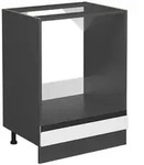 Vicco Herdumbauschrank, Wei&szlig;, Anthrazit, Holzwerkstoff, 1 F&auml;cher, Rechteckig,