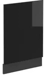 Vicco Frontblende, Schwarz Hochglanz, Anthrazit, Holzwerkstoff, Rechteckig,
