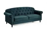 Atlantic home collection Sofa, Waldgr&uuml;n, Textil, 2-Sitzer, 210x85x88 cm, Wohnzimmer,