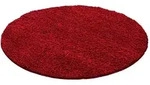 Ayyildiz Hochflorteppich Life 1500, Rot, Textil, Uni, rund, Oeko-Tex&reg; Standard 100,