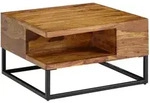 Mid.you Couchtisch, Sheesham, Holz, Sheesham, massiv, quadratisch, eckig,...