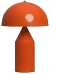 Bamyum Tischleuchte, Orange, Metall, Vintage, Zylindrisch,Zylindrisch, 30x50x50...