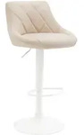 CLP Barhocker, Creme, Metall, 46x83x49 cm, Esszimmer, Barm&ouml;bel, Barhocker