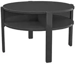 Carryhome Couchtisch, Schwarz, Holzwerkstoff, rund, eckig, 74.4x45.5x74.4 cm,...