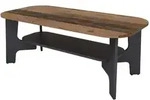 Mid.you Couchtisch, Alteiche, Graphit, Holzwerkstoff, rechteckig, Wange, 55x42.5x110