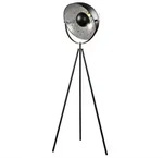 riess-ambiente Stehleuchte, Schwarz, Silber, Metall, 51x146x51 cm, Lampen &...