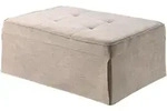 Atlantic home collection Multifunktionshocker, Creme, Textil, 1-Sitzer, 100x43x72 cm,