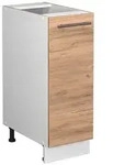 Vicco Apothekerschrank, Honigeiche, Wei&szlig;, Holzwerkstoff, 2 F&auml;cher, 1...