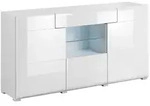 Petits-meubles Sideboard, Wei&szlig;, Holzwerkstoff, 159x82x39 cm, Wohnzimmer, Kommoden &