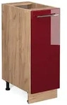 Vicco Apothekerschrank, Bordeaux, Honigeiche, Holzwerkstoff, 2 F&auml;cher, 1...