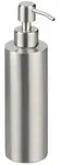 Relaxdays Seifenspender, Silber, Metall, 7x21x5.5 cm, Badaccessoires,