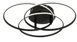 Globo Lighting Led, Schwarz, Metall, 45.6x9.4x45.6 cm, Lampen & Leuchten, LED