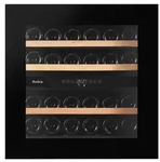 Amica Weink&uuml;hlschrank, Schwarz, Glas, F, 59x59.5x55.5 cm, K&uuml;chen,