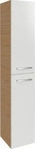 MID.YOU HOCHSCHRANK Wei&szlig;, Eiche 30x162x31.8 cm