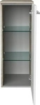 MID.YOU MIDISCHRANK Eiche, Wei&szlig; Hochglanz 30.2x82.6x32 cm