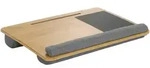 Mid.you Laptopunterlage, Grau, Holz, Bambus, F&uuml;llung: Schaumstoff, 54x9x36 cm,
