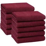 Zollner Handt&uuml;cher,, Bordeaux, Textil, 50x100 cm, Oeko-Tex&reg; Standard 100,