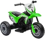 Homcom Elektro-Motorrad, Gr&uuml;n, Metall, 40.5x43.5x71 cm, Spielzeug,...
