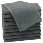 Zollner G&auml;stet&uuml;cher,, Graphit, Textil, 30x50 cm, Oeko-Tex&reg; Standard 100,