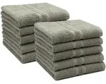 Zollner Handt&uuml;cher,, Taupe, Textil, 50x100 cm, Oeko-Tex&reg; Standard 100,