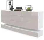Vladon Sideboard, Sand, Holzwerkstoff, 178x82x39 cm, Wohnzimmer, Kommoden &