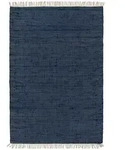 benuta Pop Teppich, Dunkelblau, Textil, Beton Optik, Rechteckig, 80x150 cm,