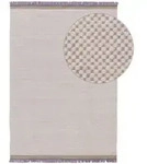 Kunstloft Teppich, Lila, Textil, Beton Optik, Rechteckig, 160x1 cm, Gots,