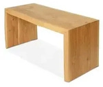 holz4home Massivholzbank, Eiche, Holz, Echtholz,Eiche, 100x45x40 cm, Esszimmer,