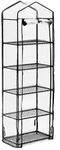 Relaxdays Balkongew&auml;chshaus, Transparent, Kunststoff, Metall, 58x193x36 cm,