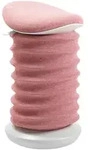 Topstar B&uuml;rohocker, Rosa, Wei&szlig;, Kunststoff, Textil, Uni, Bodenplatte, 37.5x53-64x36