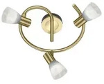 Led, Messing, Glas, Rund, F, 30x21x30 cm, Lampen & Leuchten, LED Beleuchtung,
