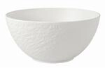 Villeroy & Boch Salatsch&uuml;ssel Manufacture Rock blanc, Wei&szlig;, Keramik, rund, 12 cm,