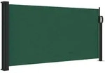 vidaXL Seitenmarkise, Gr&uuml;n, Textil, 100x300 cm, Sonnenschutz & Sichtschutz, Markisen